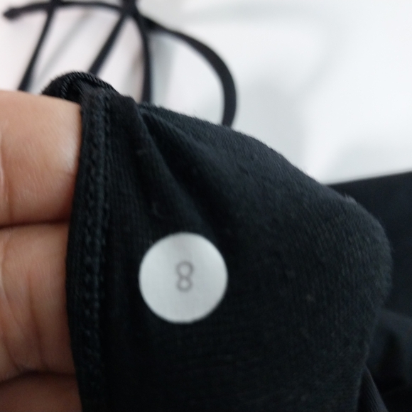 Lululemon Black Halter Top Size 8 - Picture 8 of 9